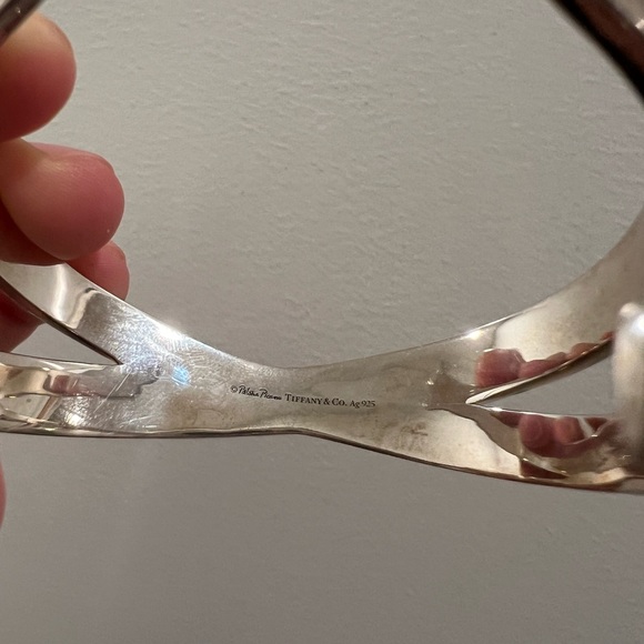 Tiffany and co x Paloma Picasso Graffiti Silver Cuff - Picture 2 of 3